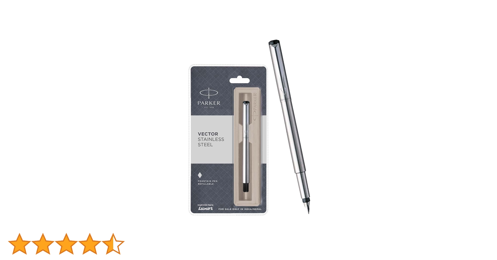 Parker Vector Ct Fountain Pen, Stainless Steel : Amazon.ca